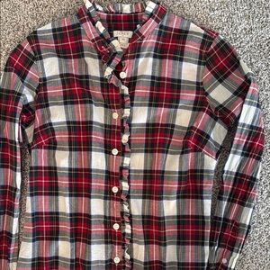 J. Crew women's Plaid Shirt - Red and Blue